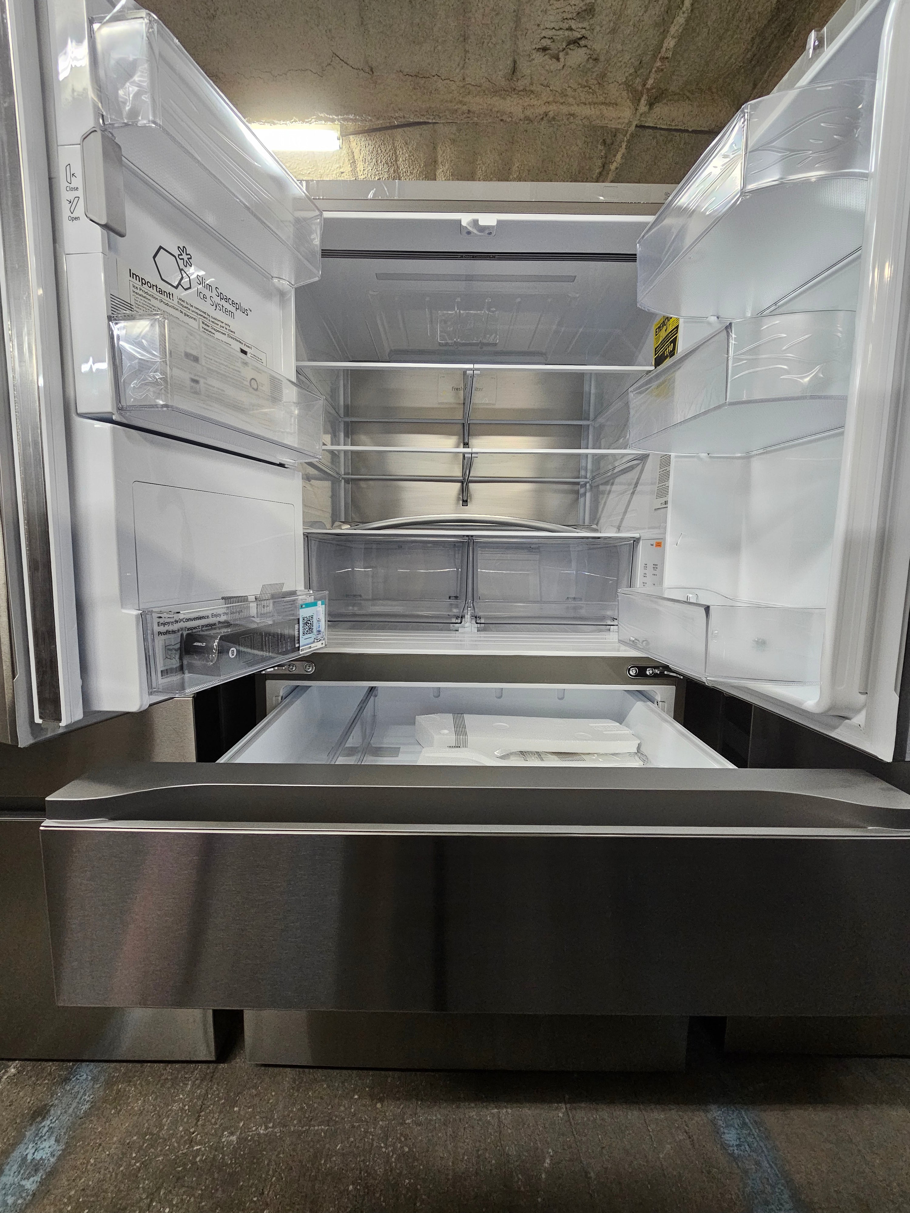 LG 29 cu. ft. SMART Standard Depth MAX French Door Refrigerator Stainless Steel